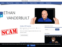 Tablet Screenshot of ethanvanderbuilt.com